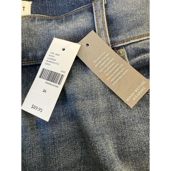 NWT Lane Bryant Womens Light Wash High Waist Skinny Fit Straight Leg Jeans 26 - Picture 5 of 13